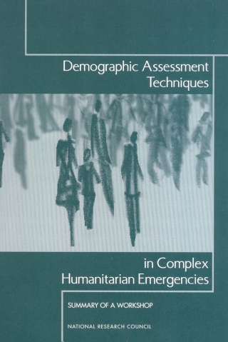 Imagen de portada: Demographic Assessment Techniques in Complex Humanitarian Emergencies 9780309084970