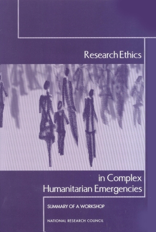 Imagen de portada: Research Ethics in Complex Humanitarian Emergencies 9780309084932