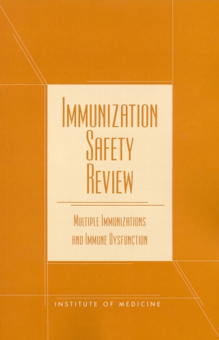 Imagen de portada: Immunization Safety Review 9780309083287