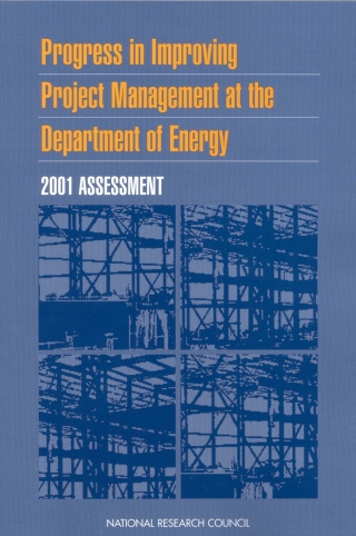 Cover image: Progress in Improving Project Management at the Department of Energy 9780309082808
