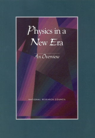 Cover image: Physics in a New Era 9780309073424