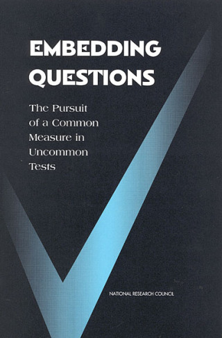 Cover image: Embedding Questions 9780309067898