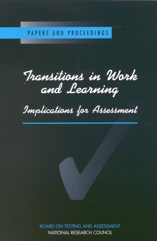 Imagen de portada: Transitions in Work and Learning 9780309063654