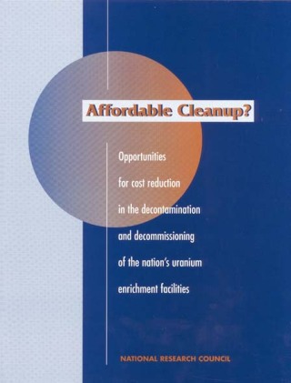 Imagen de portada: Affordable Cleanup? 9780309054386