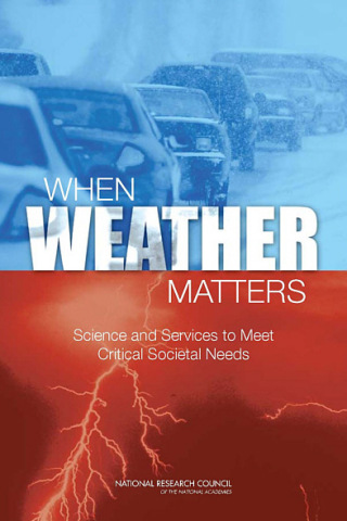 Imagen de portada: When Weather Matters 9780309152495