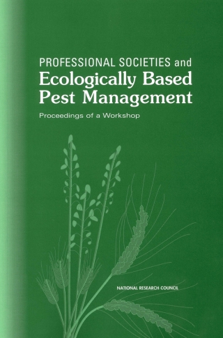 Imagen de portada: Professional Societies and Ecologically Based Pest Management 9780309071321