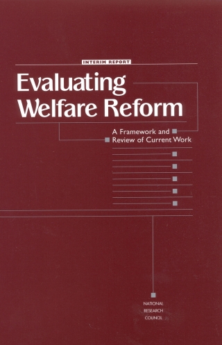 Imagen de portada: Evaluating Welfare Reform 9780309066495