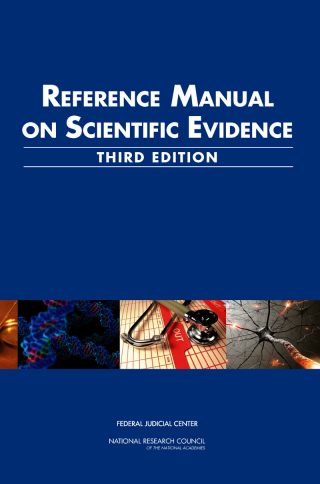 Titelbild: Reference Manual on Scientific Evidence 3rd edition 9780309214216