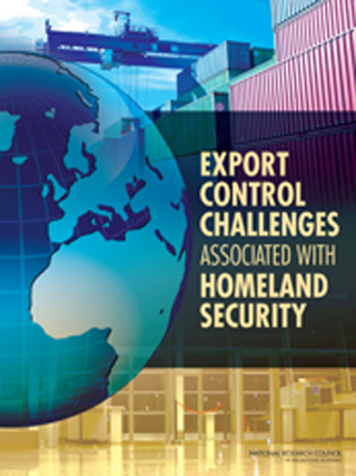 Imagen de portada: Export Control Challenges Associated with Securing the Homeland 9780309254472