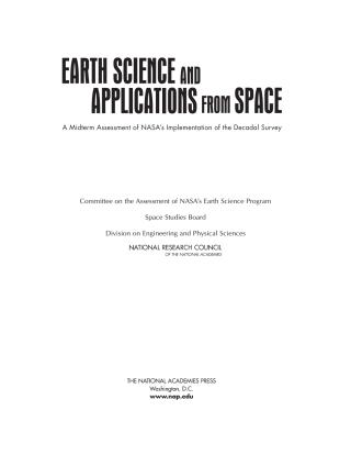 Imagen de portada: Earth Science and Applications from Space 9780309257022