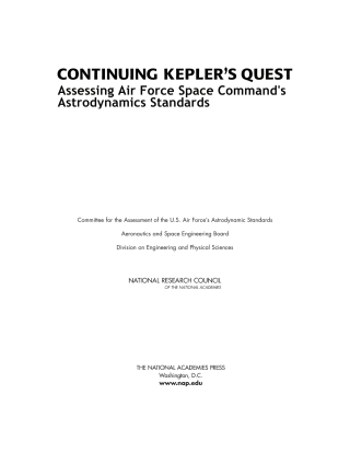 Imagen de portada: Continuing Kepler's Quest 9780309261425