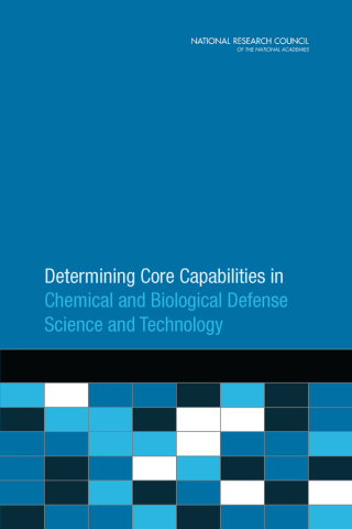 Imagen de portada: Determining Core Capabilities in Chemical and Biological Defense Science and Technology 9780309265355
