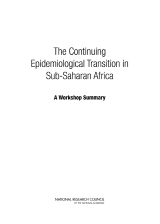 Imagen de portada: The Continuing Epidemiological Transition in Sub-Saharan Africa 9780309266482
