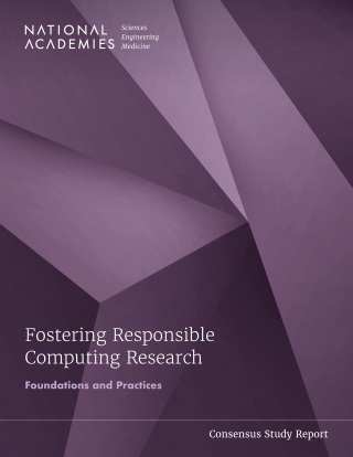 صورة الغلاف: Fostering Responsible Computing Research 9780309295277