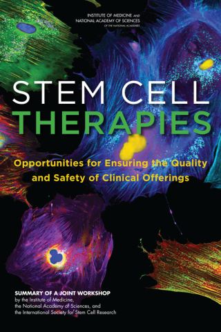 Imagen de portada: Stem Cell Therapies 9780309303002