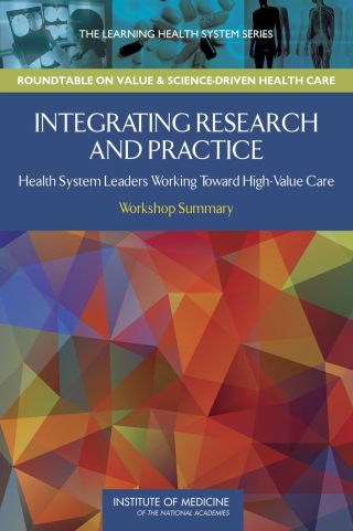 Imagen de portada: Integrating Research and Practice 9780309312011
