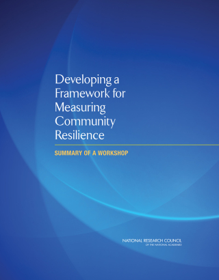 Imagen de portada: Developing a Framework for Measuring Community Resilience 9780309347389