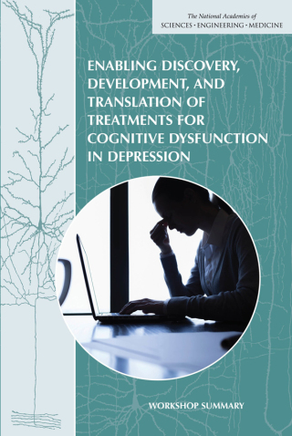 Imagen de portada: Enabling Discovery, Development, and Translation of Treatments for Cognitive Dysfunction in Depression 9780309373937