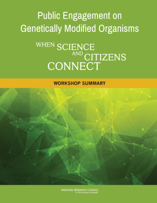 Imagen de portada: Public Engagement on Genetically Modified Organisms 9780309374217