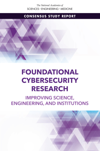 Imagen de portada: Foundational Cybersecurity Research 9780309455299