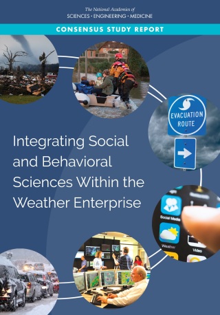 Imagen de portada: Integrating Social and Behavioral Sciences Within the Weather Enterprise 9780309464222