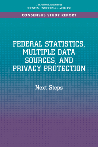 Cover image: Federal Statistics, Multiple Data Sources, and Privacy Protection 9780309465373