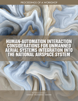Cover image: Human-Automation Interaction Considerations for Unmanned Aerial System Integration into the National Airspace System 9780309471459