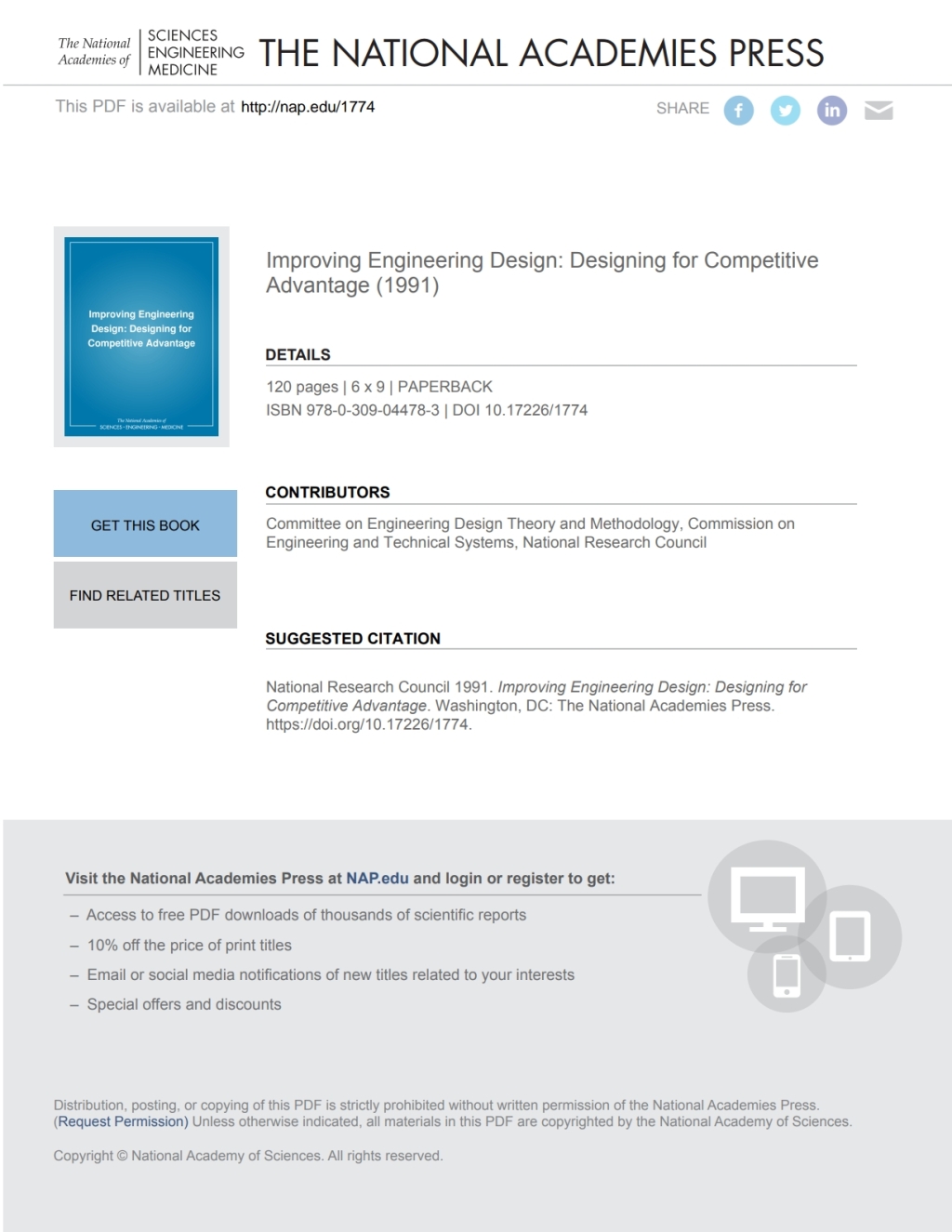 Improving Engineering Design (eBook)