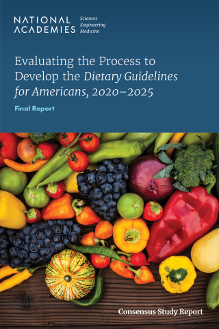 Imagen de portada: Evaluating the Process to Develop the Dietary Guidelines for Americans, 2020-2025 9780309691598
