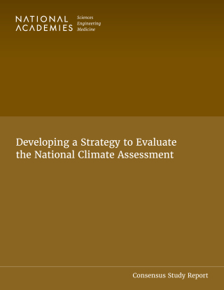 Imagen de portada: Developing a Strategy to Evaluate the National Climate Assessment 9780309725002