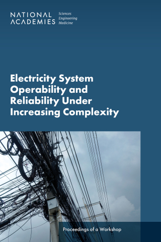 Imagen de portada: Electricity System Operability and Reliability Under Increasing Complexity 9780309730594