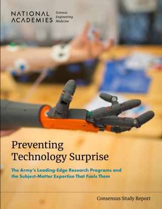 Cover image: Preventing Technology Surprise 9780309725354