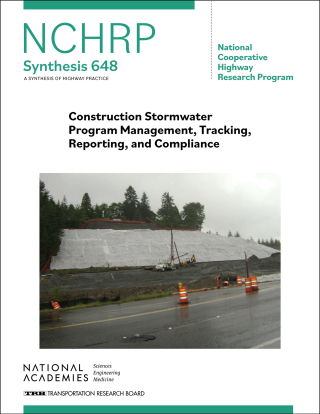 Imagen de portada: Construction Stormwater Program Management, Tracking, Reporting, and Compliance 9780309734707