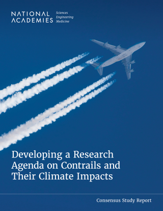 Omslagafbeelding: Developing a Research Agenda on Contrails and Their Climate Impacts 9780309735513