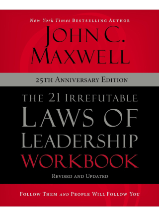 Cover image: The 21 Irrefutable Laws of Leadership Workbook 25th Anniversary Edition 9780310159490