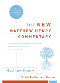 Cover image: The New Matthew Henry Commentary 9780310253990