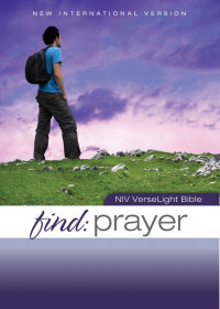 Cover image: NIV, Find Prayer: VerseLight Bible 9780310441960