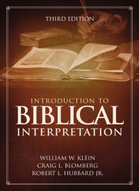 Cover image: Introduction to Biblical Interpretation 3rd edition 9780310524175