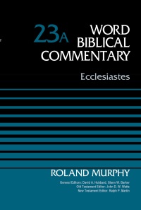 Cover image: Ecclesiastes, Volume 23A 9780310522287