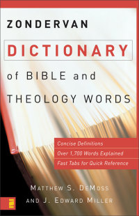 Cover image: Zondervan Dictionary of Bible and Theology Words 9780310240341