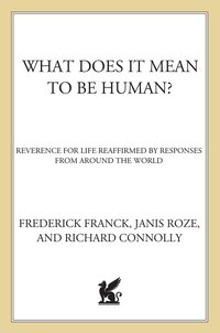 Cover image: What Does It Mean to Be Human? 9780312271015