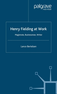 Immagine di copertina: Henry Fielding at Work 1st edition 9780333946909