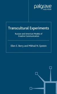 Imagen de portada: Transcultural Experiments 9780333802175