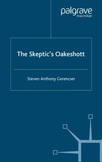 صورة الغلاف: The Skeptic's Oakeshott 9781349422869