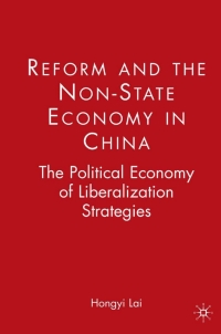 Omslagafbeelding: Reform and the Non-State Economy in China 9781403974181