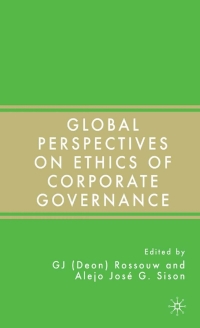 صورة الغلاف: Global Perspectives on Ethics of Corporate Governance 9781403975843