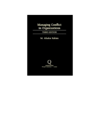 Titelbild: Managing Conflict in Organizations 3rd edition