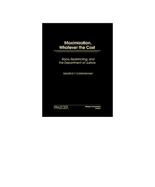 Cover image: Maximization, Whatever the Cost 1st edition