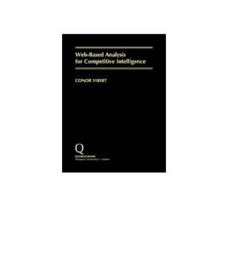 Omslagafbeelding: Web-Based Analysis for Competitive Intelligence 1st edition