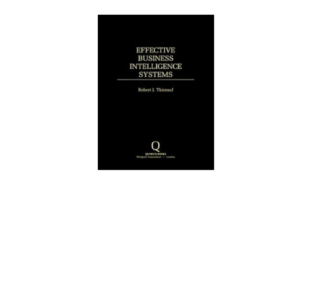 Effective Business Intelligence Systems 1st Edition